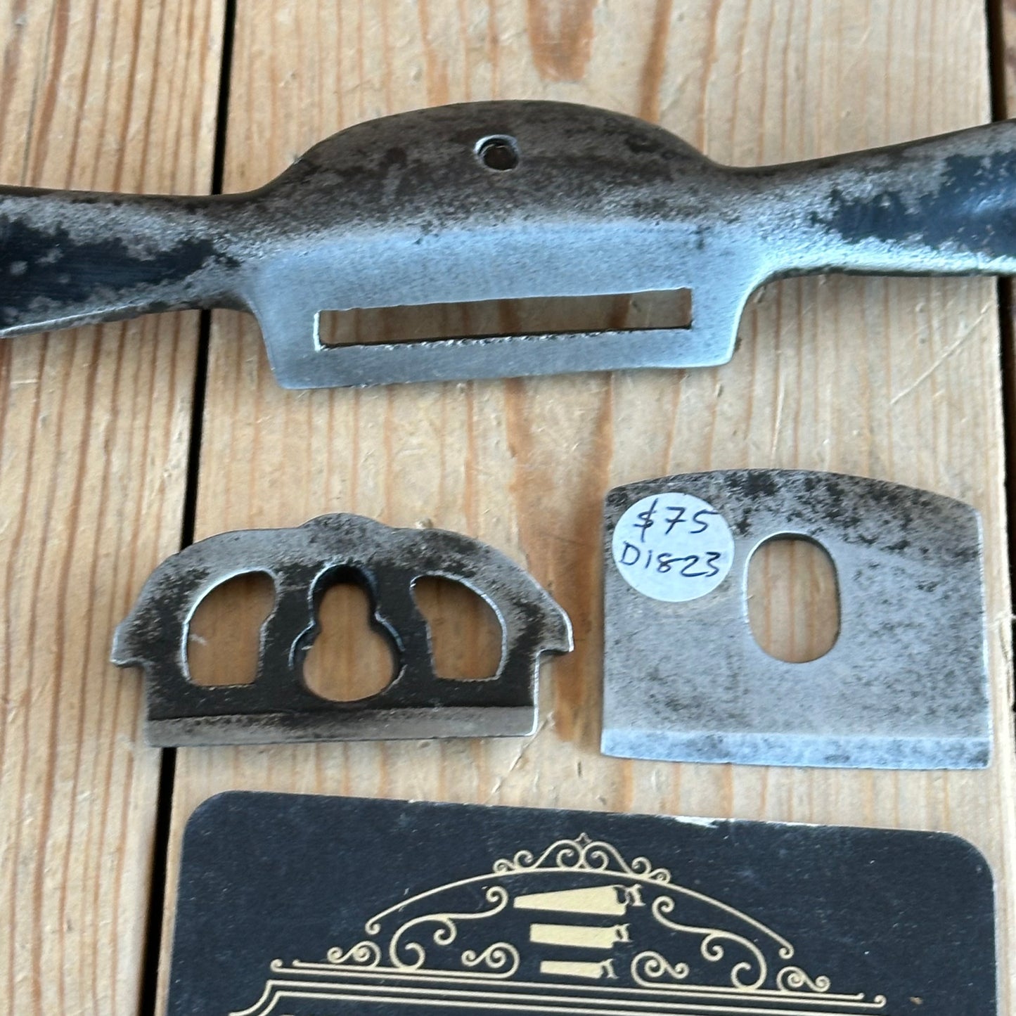 D1823 Vintage SEYMOUR SMITH Flat Base SPOKESHAVE Spoke Shave