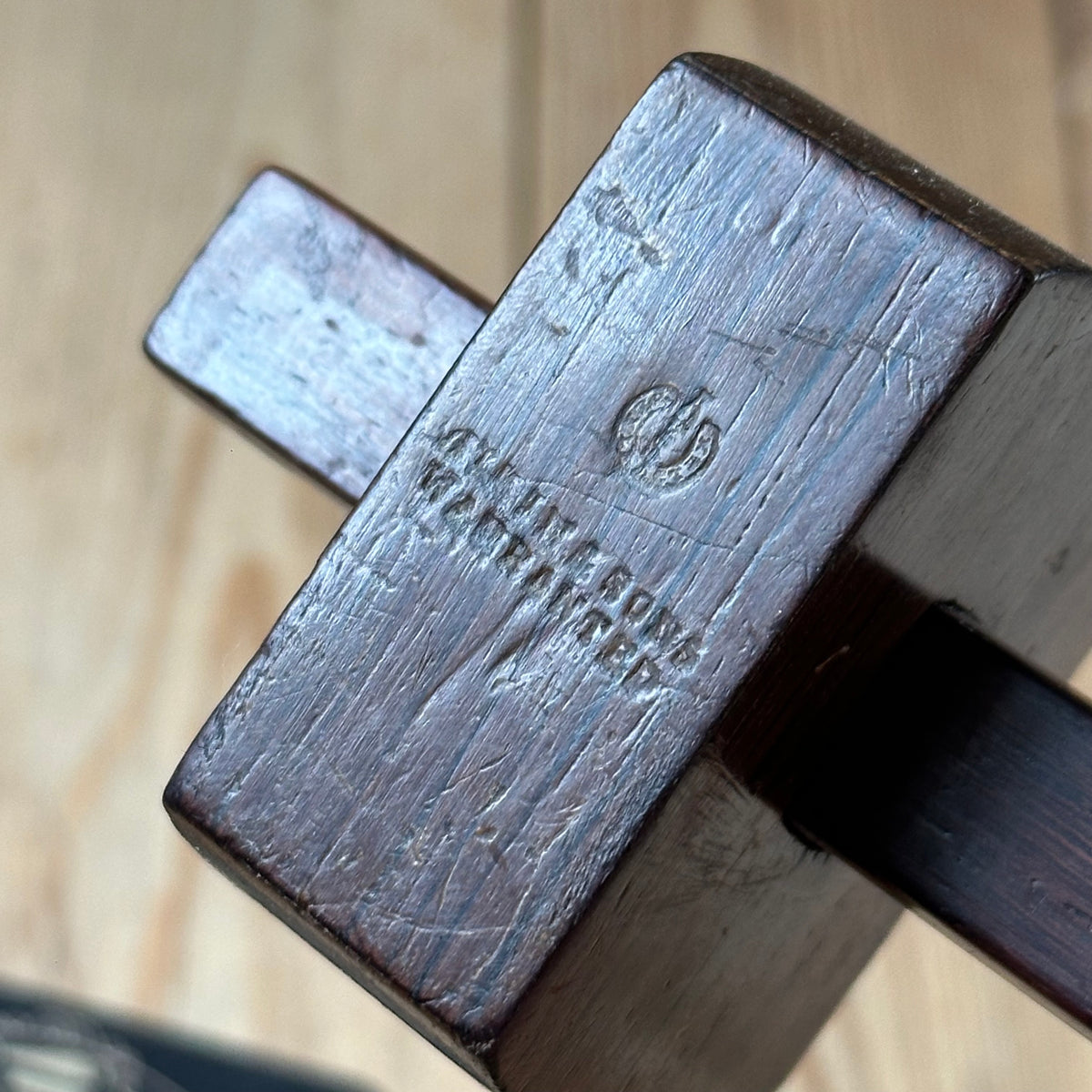 D2101 Vintage ATKINS England made Rosewood & BRASS Mortise and marking GAUGE
