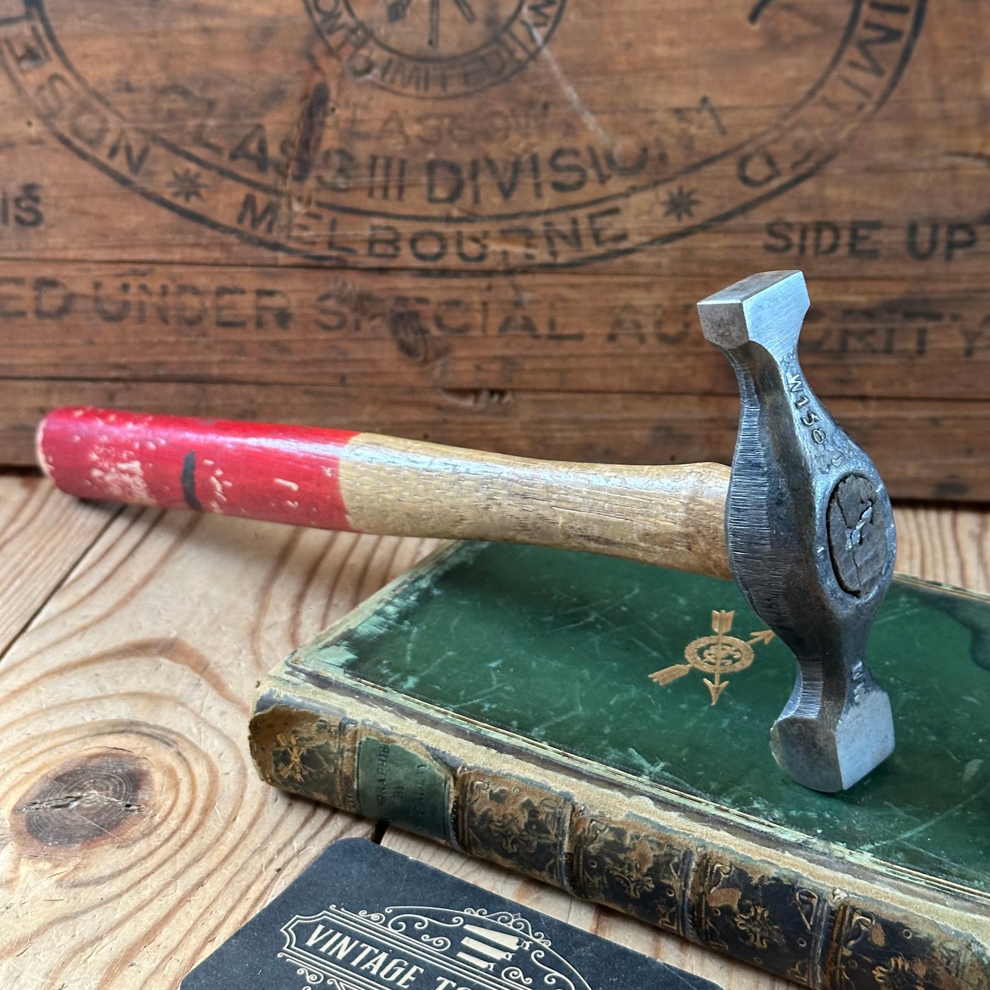 D1846 Vintage WHITEHOUSE England Jewellers Metalworking HAMMER