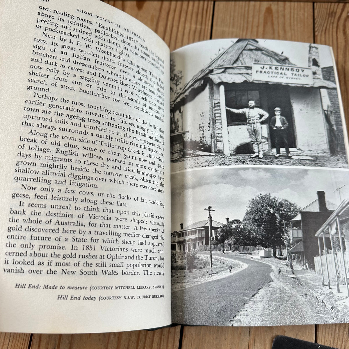 BO117 Vintage 1965 BOOK GHOST TOWNS of AUSTRALIA by G.Farwell