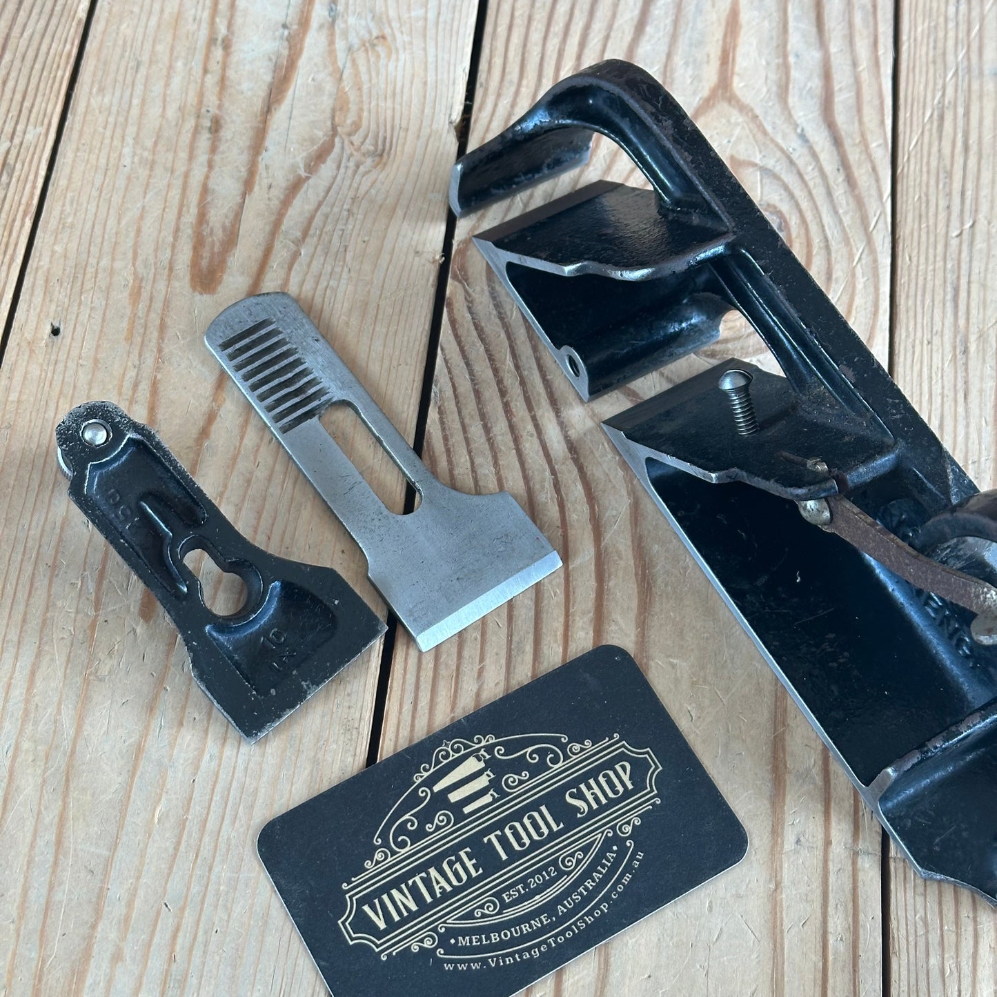 H2356 Vintage STANLEY England No.78 Duplex RABBET rebate plane