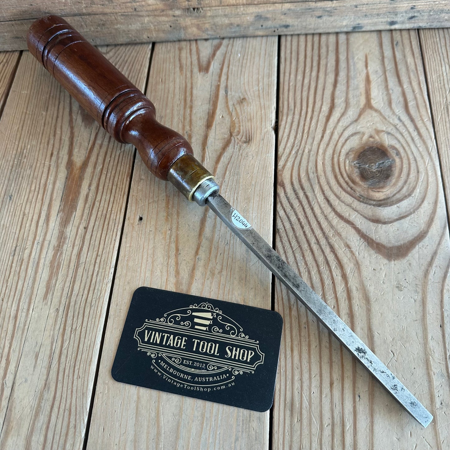 H2044 COOL! Vintage User Made 8mm SASH MORTISE CHISEL