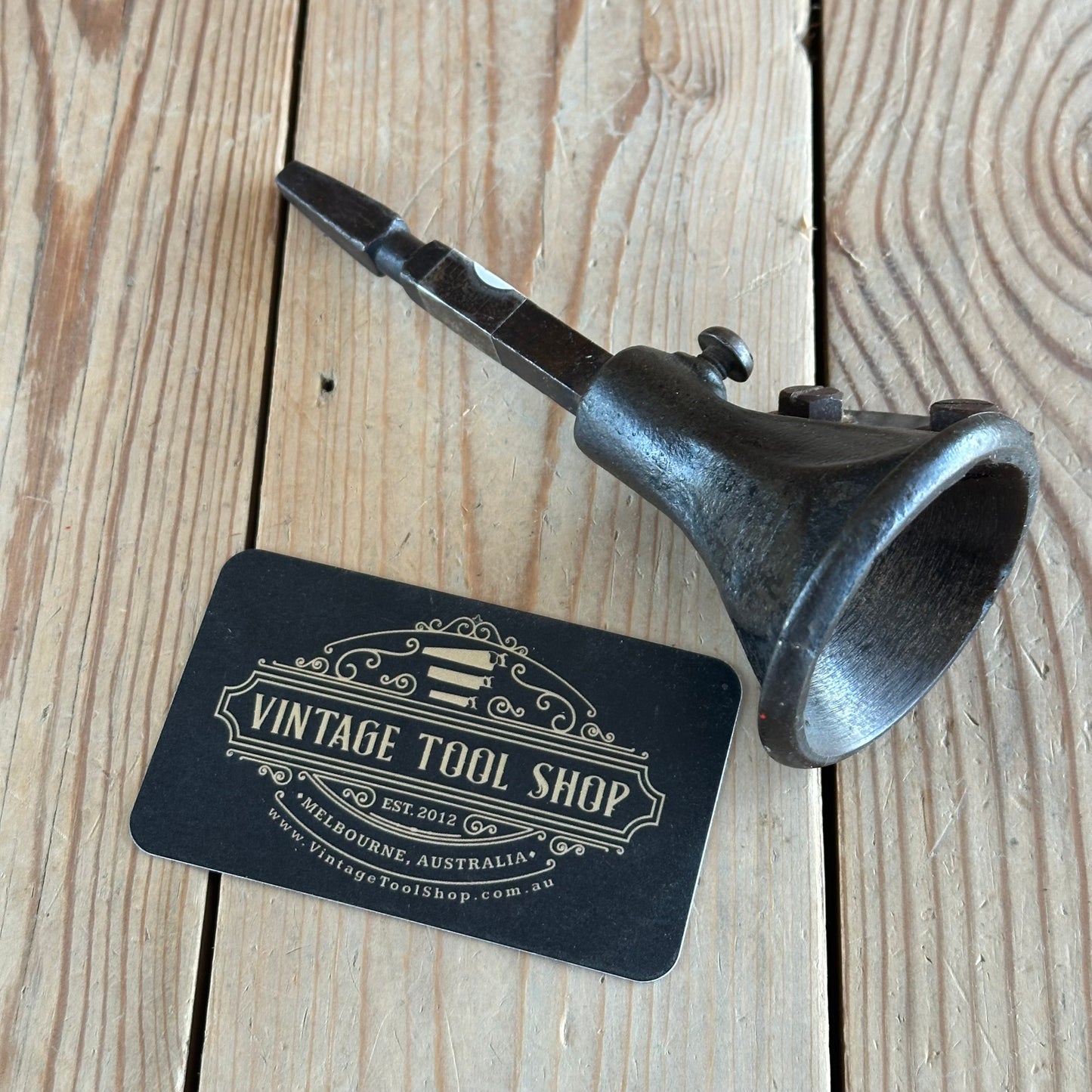 N906 Antique RUSTIC Spoke ROUNDER Chairmakers drill bit tool