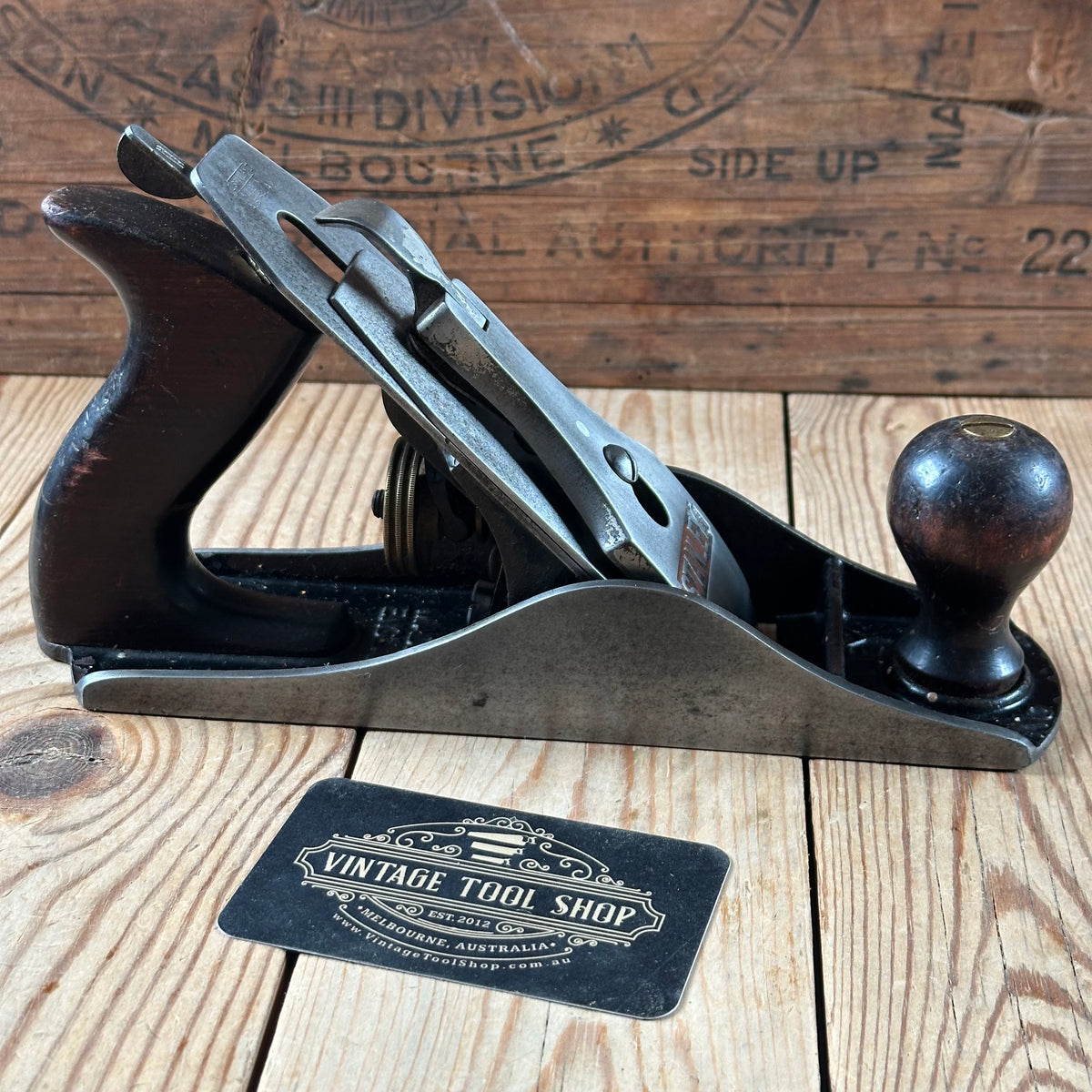 N1826 Vintage STANLEY ENGLAND No.4 PLANE