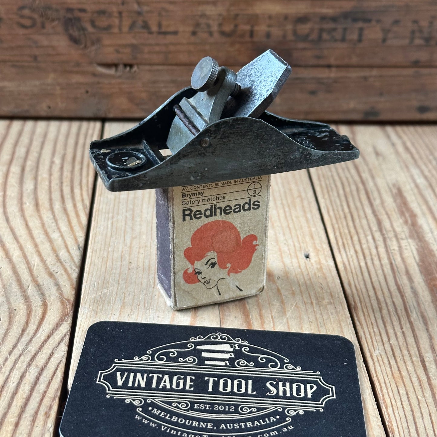 N1783 Vintage GOODWOOD Australia tiny luthiers No.101 Size THUMB PLANE