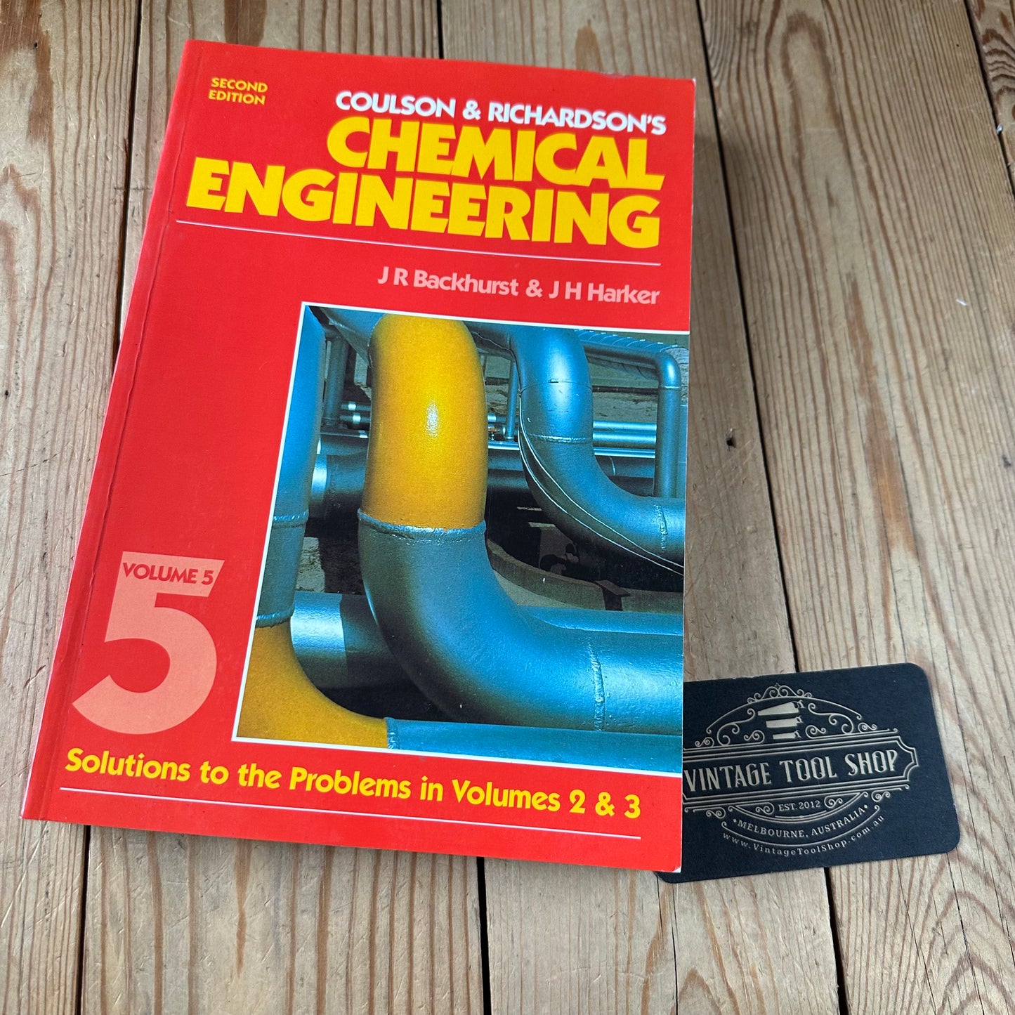 XBN14 Vintage 1997 CHEMICAL ENGINEERING BOOK by J.R.Backhurst & J.H.Harker