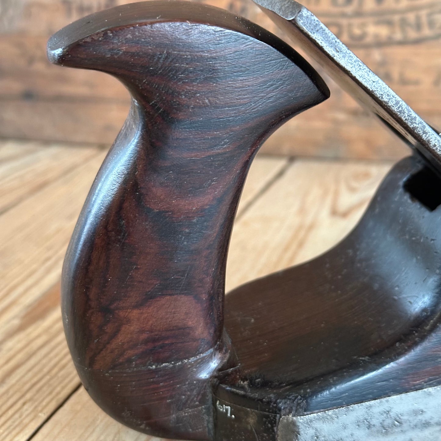 N1154 Antique SPIERS AYR Rosewood INFILL SMOOTHING plane