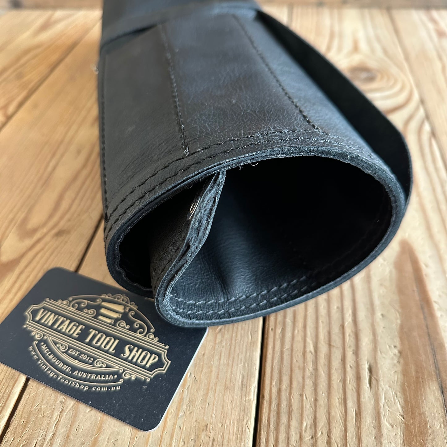 NEW! AUSTRALIAN made genuine leather CHISEL ROLL bag for 9 chisels