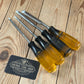 N1766 Vintage 4 x STANLEY Australia chisels