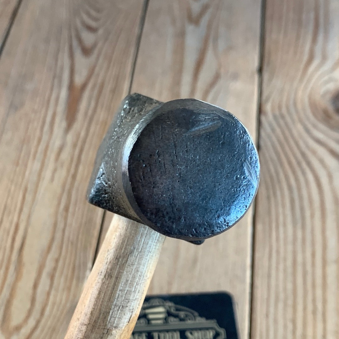 SOLD H555 Vintage Blacksmith made HEAVY BALL PEEN Hammer