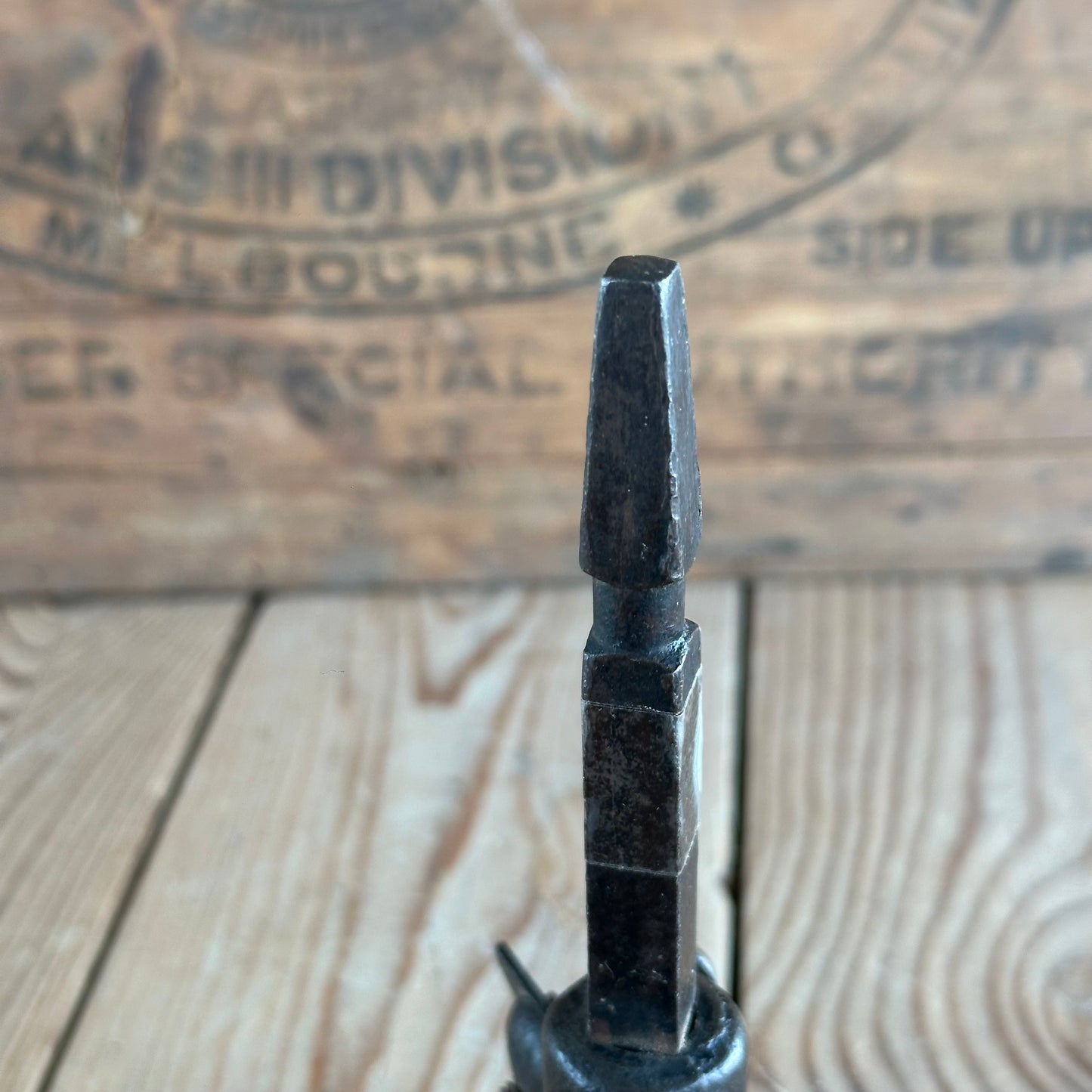 N906 Antique RUSTIC Spoke ROUNDER Chairmakers drill bit tool