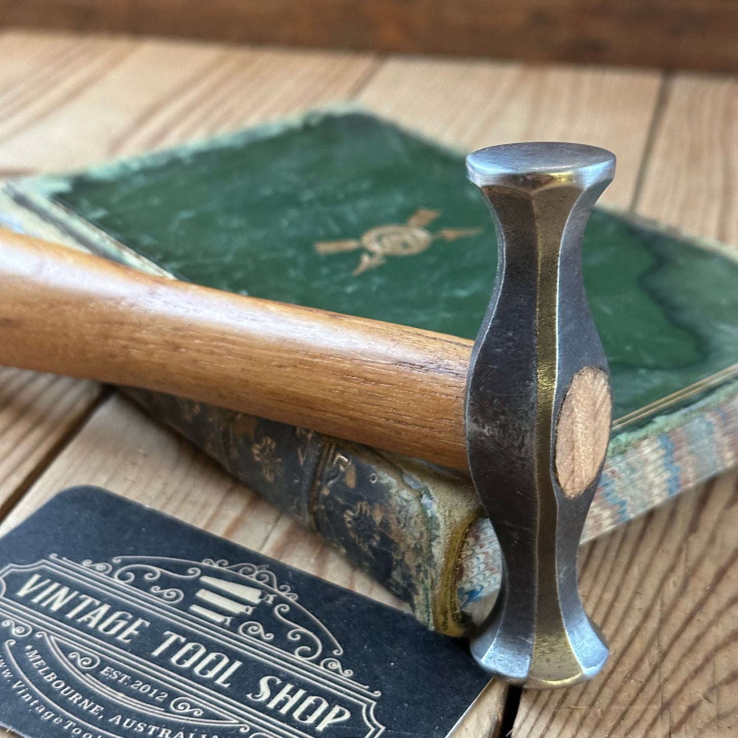 D1860 COOL! Vintage small jewellers Metalwork HAMMER