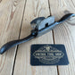 P27 Vintage STANLEY No:62 Pat 1876 DUPLEX SPOKESHAVE Spoke Shave