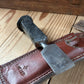 JMB18-JMB21 NEW! 1x Blacksmith made HAND FORGED high tensile steel CHISEL handmade genuine leather SHEATH. Made by BONESAW