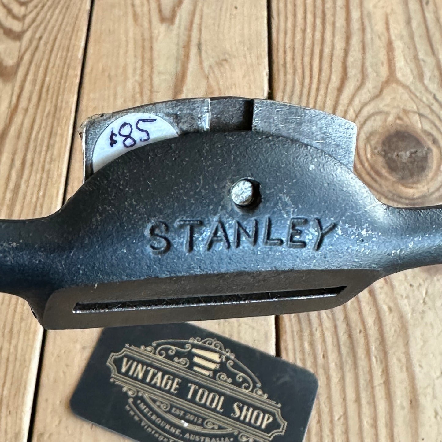 D1420 Vintage STANLEY England No.64 Flat Base SPOKESHAVE spoke shave