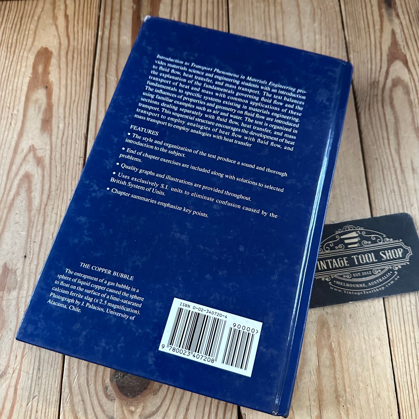XBN79 Vintage 1992 BOOK An Introduction to TRANSPORT PHENOMENA in MATERIALS ENGINEERING by D.R.Gaskell