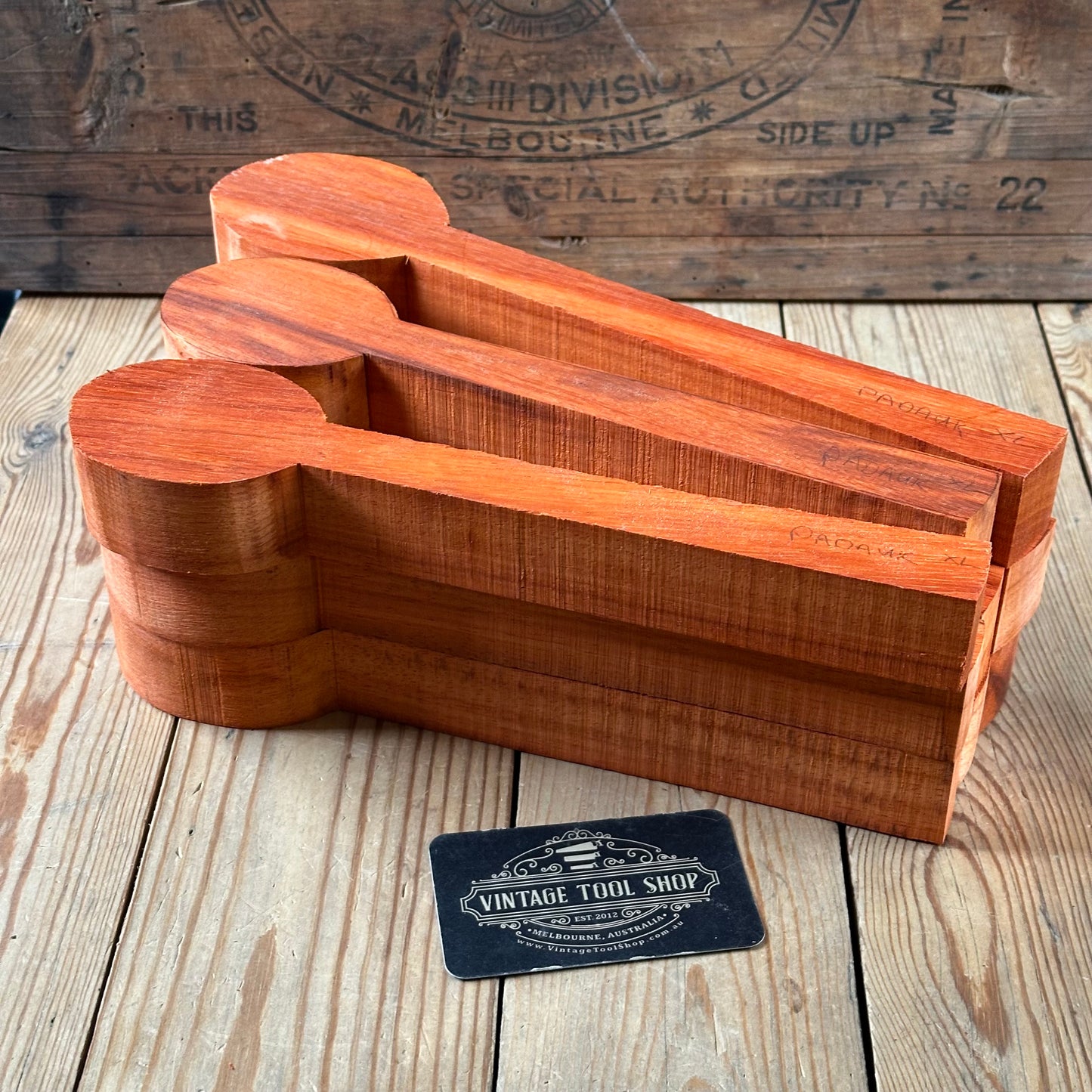 NEW! Exotic! 1 x PADAUK whittling SPOON / LADLE carving BLANK