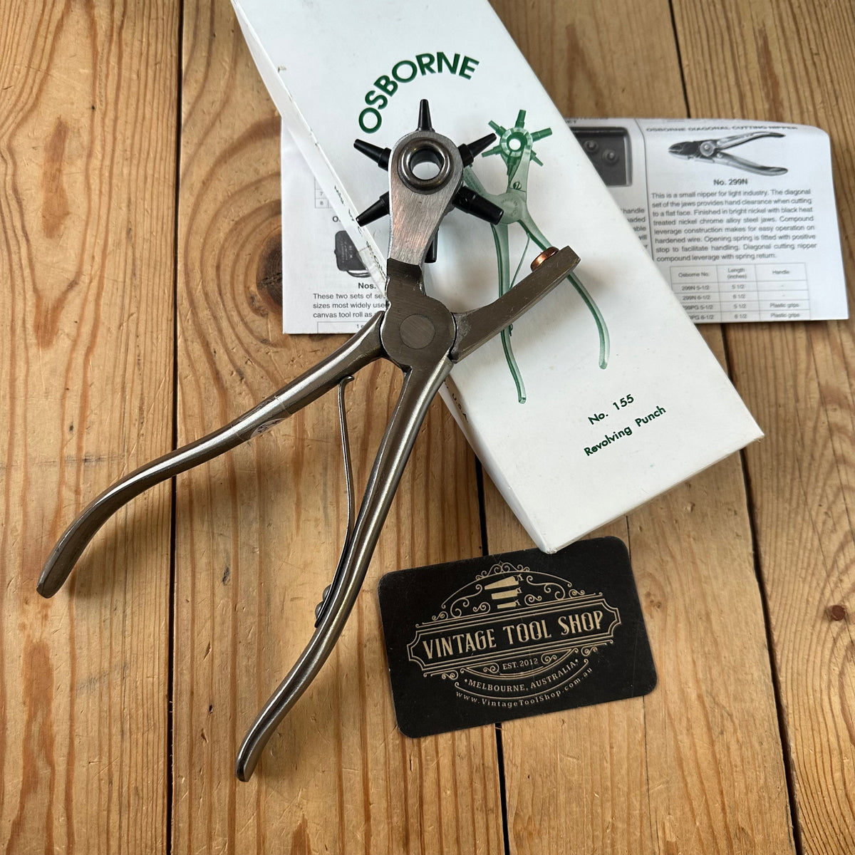 H2543 TIDY! Vintage LEATHER PUNCH Osborne USA