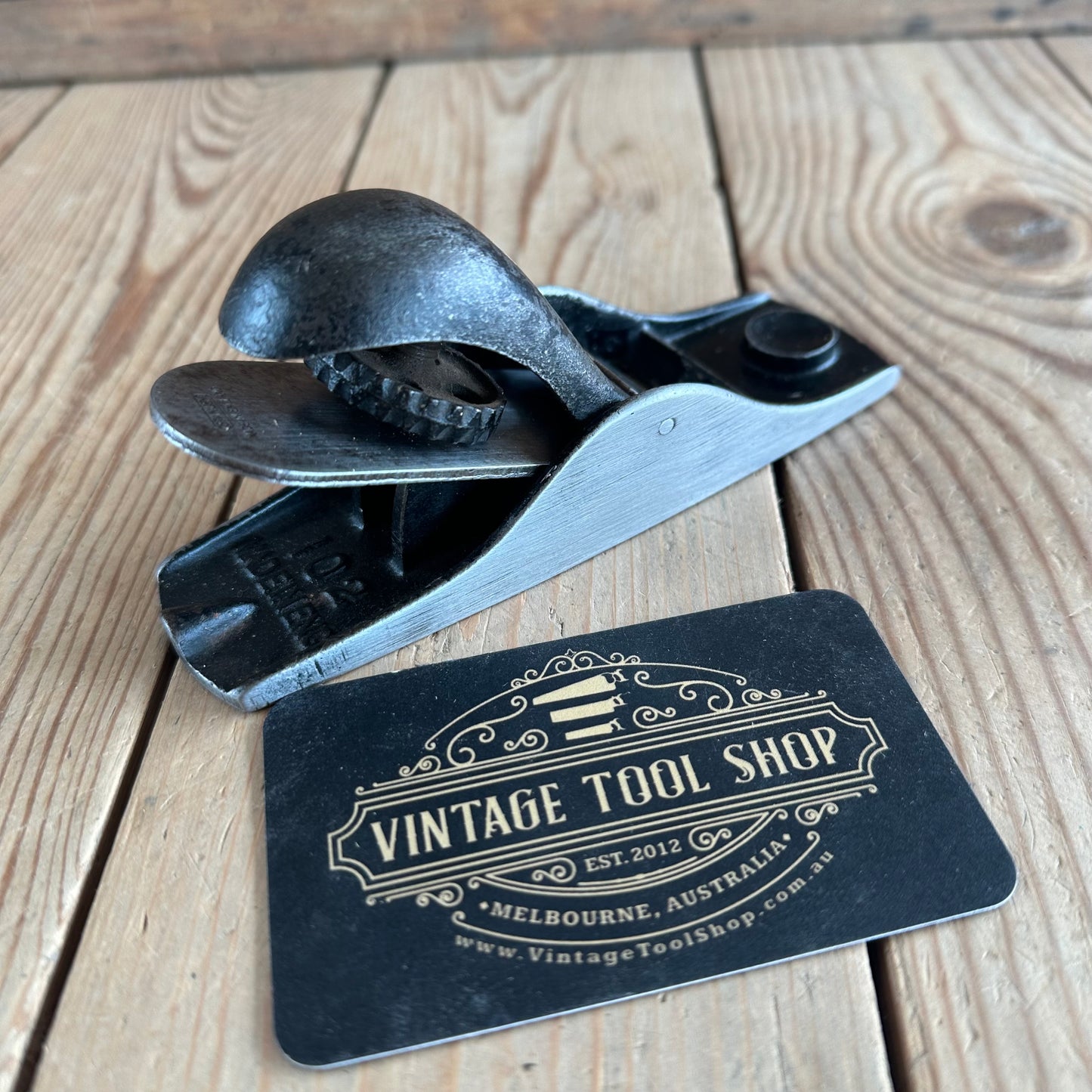 H1528 Vintage STANLEY England No:102 Block PLANE