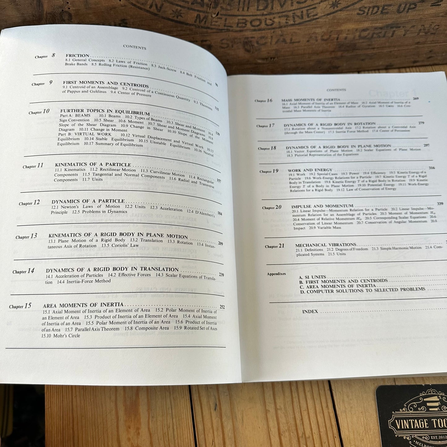 XBN129 Vintage 1980 BOOK Theory and Problems of ENGINEERING MECHANICS Statics and Dynamics 3rd SI metric edition by W.G.McLean and E.W.Nelson