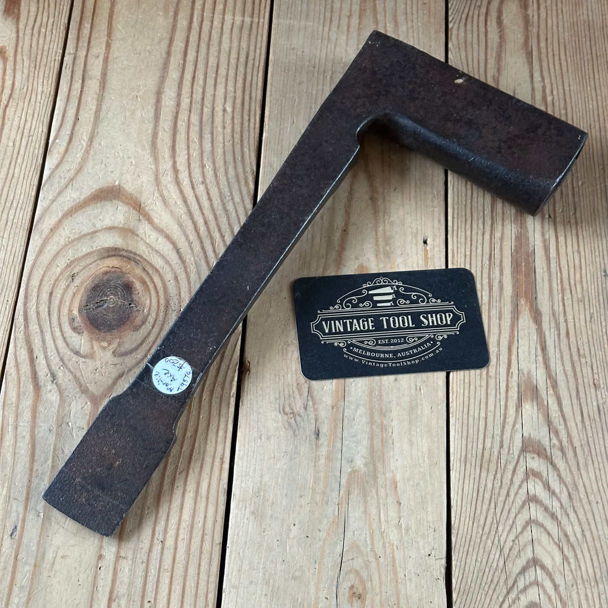T9874 WILD! Antique AUSTRIAN kreuzaxt, laminated steel