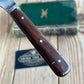 H641 Vintage Forged Spring STEEL MIXING SPATULA with a rosewood Handle