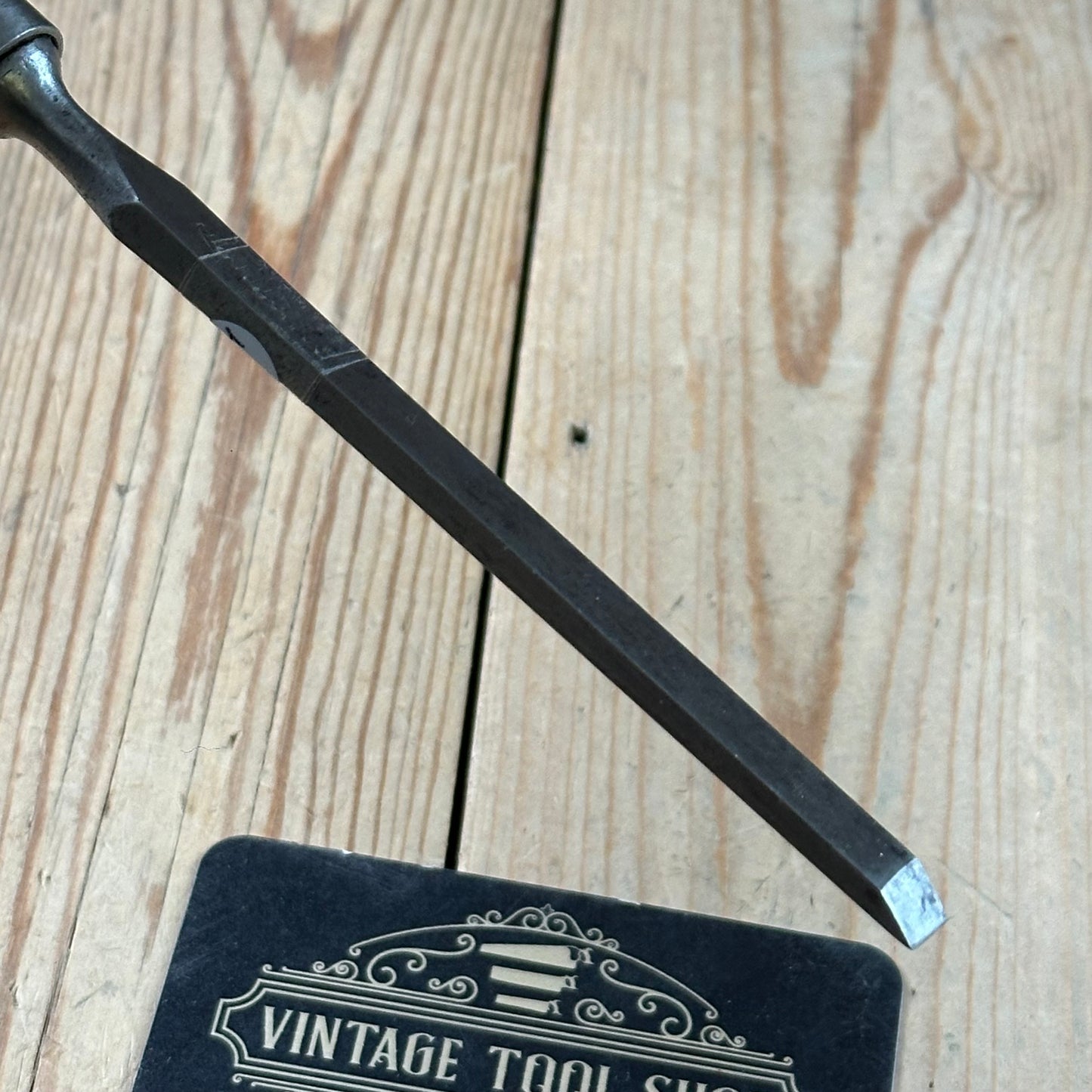H2393 Tidy! Vintage TITAN Australia Model 131 9mm 3/8” FIRMER CHISEL 1950s