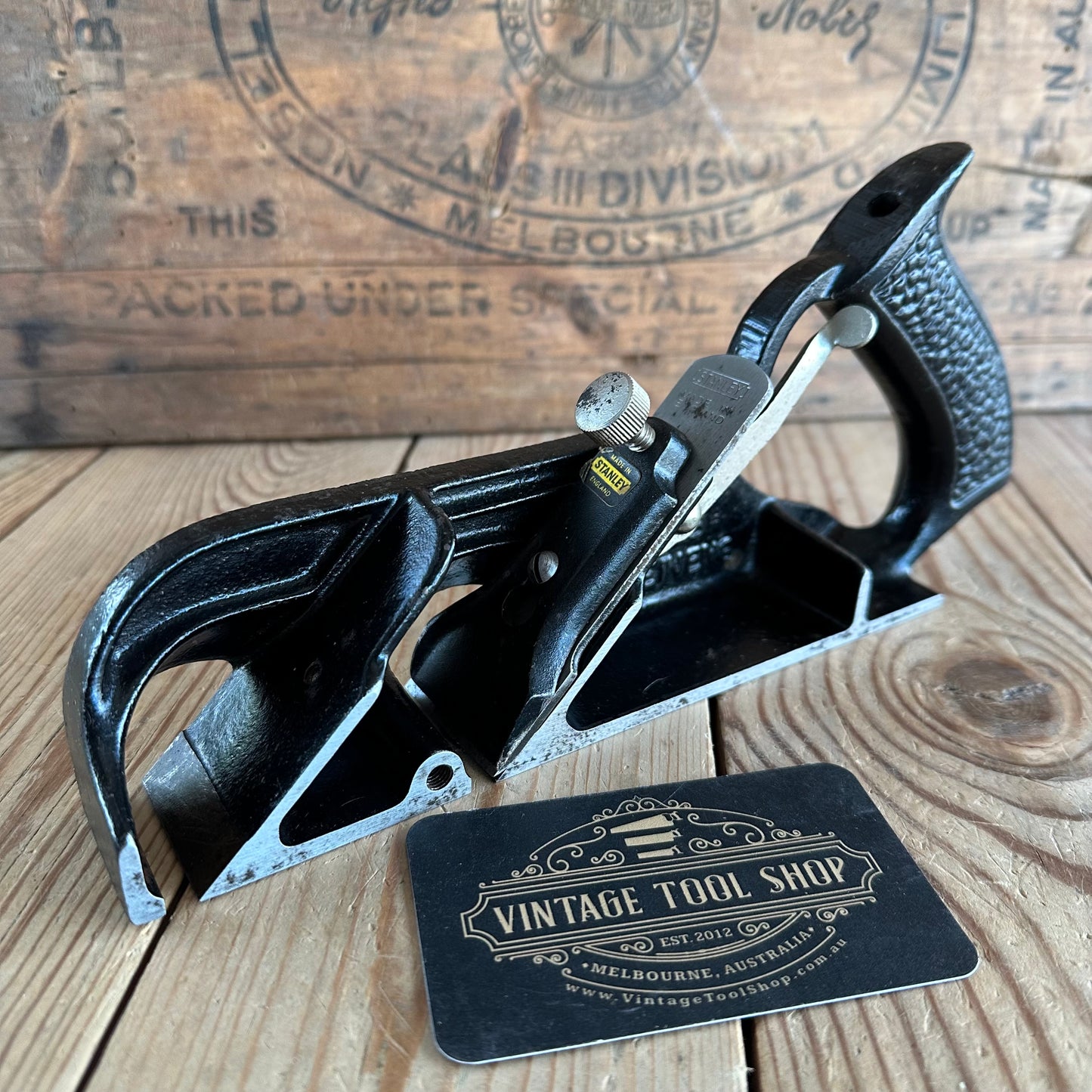 H1957 Vintage STANLEY England No.78 Duplex RABBET rebate plane