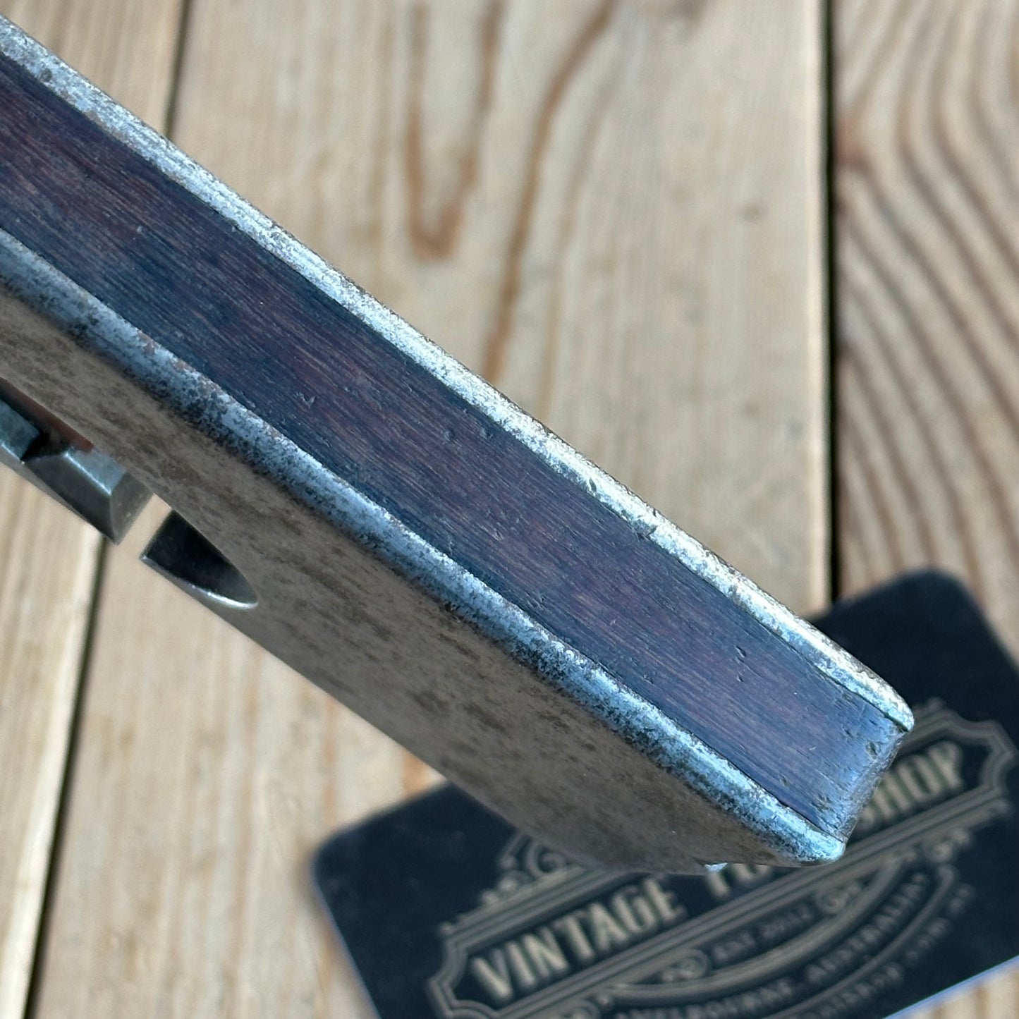 N1922 Antique Iron & ROSEWOOD INFILL 3/4” 18mm Shoulder PLANE by MATHIESON