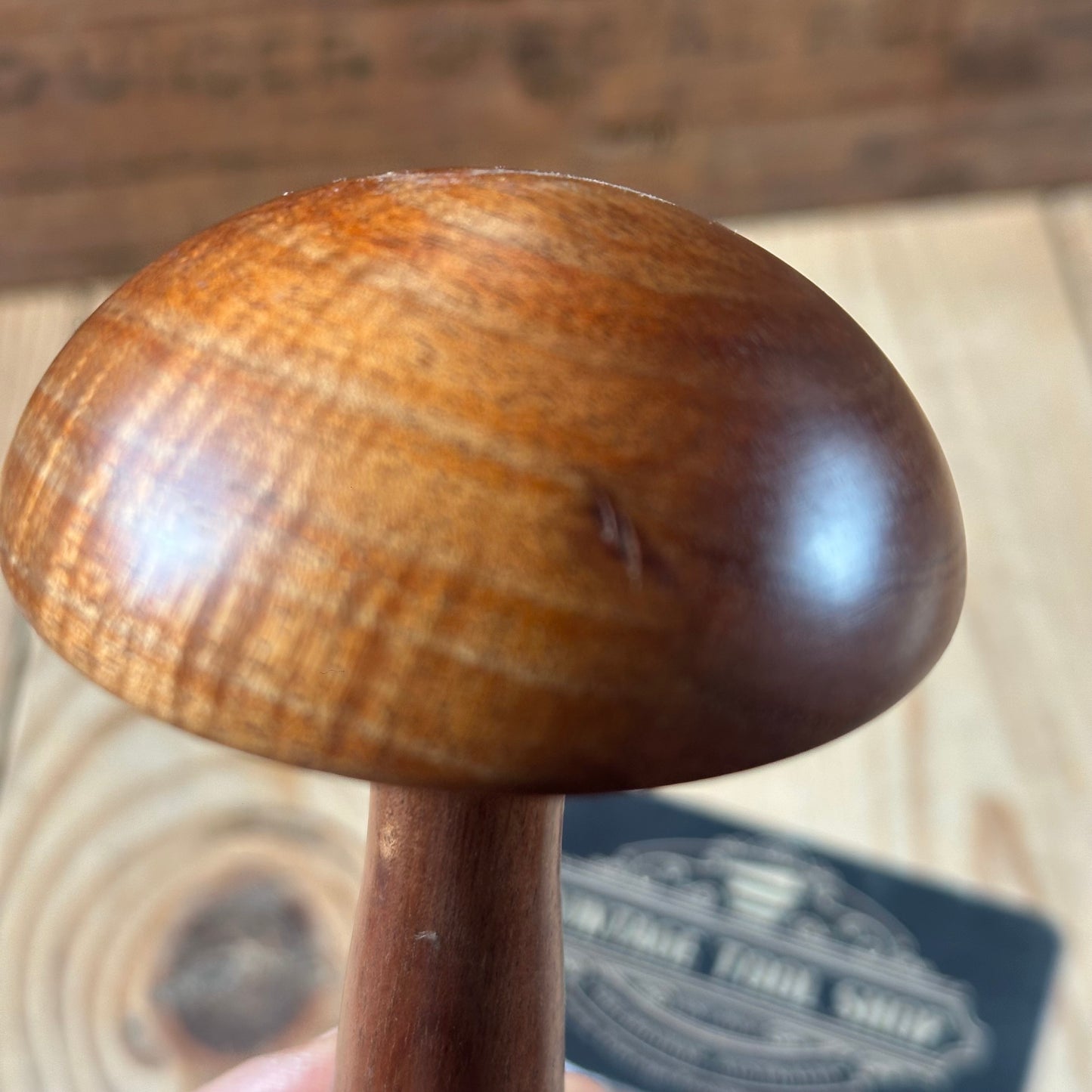TS34-TS43 Australian made NEW! Tasmanian BLACKWOOD DARNING MUSHROOM mending tool