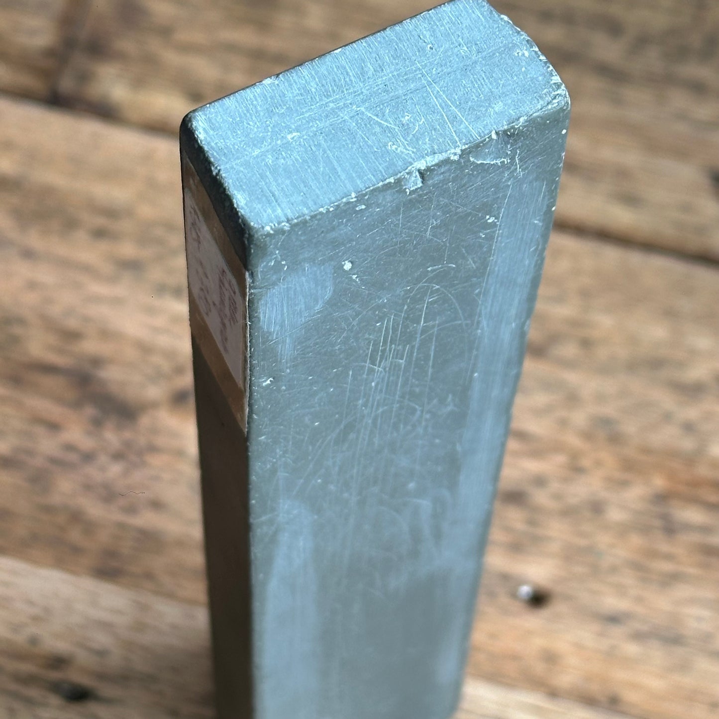 A385 Vintage rare 8” GREEN German THURINGIAN slate Razor HONE sharpening stone waterstone
