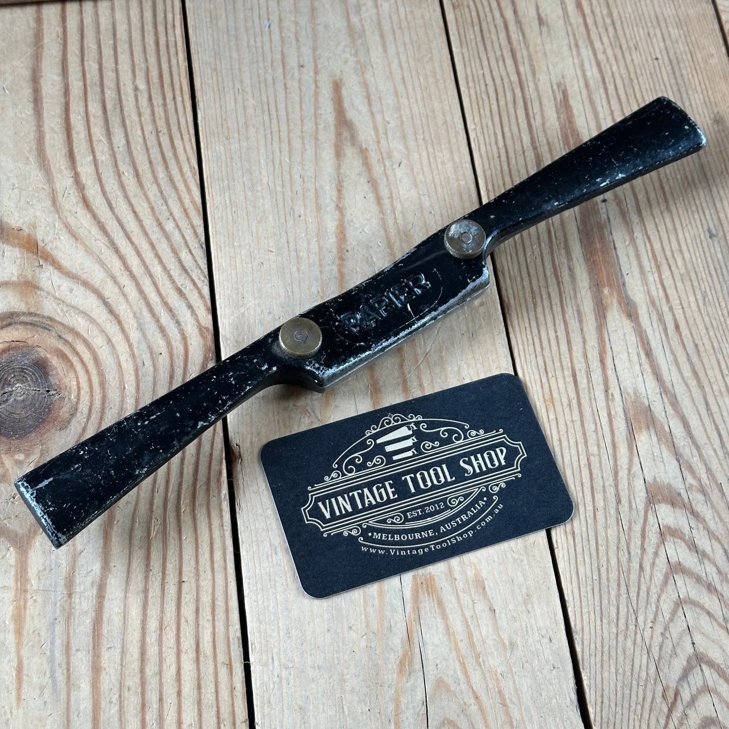 N1808 Vintage RAPIER England Low Angle SPOKESHAVE spoke shave
