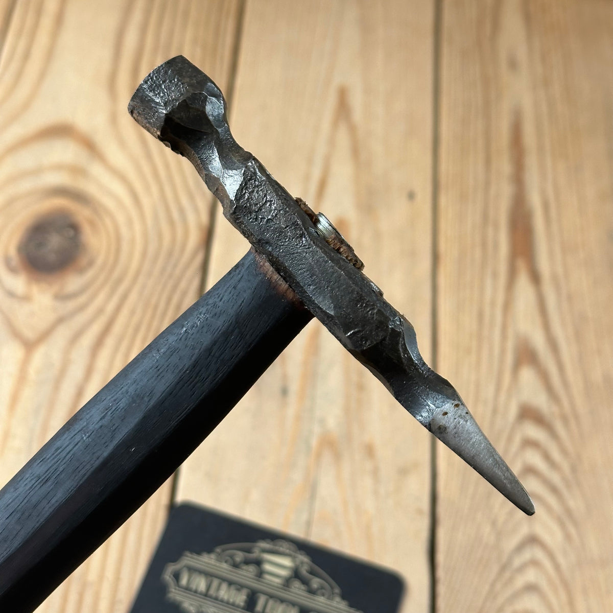 JMB39 Blacksmith made HAND FORGED 1045 steel CROSS PEEN HAMMER. Made by Jacob Marcus BONESAW