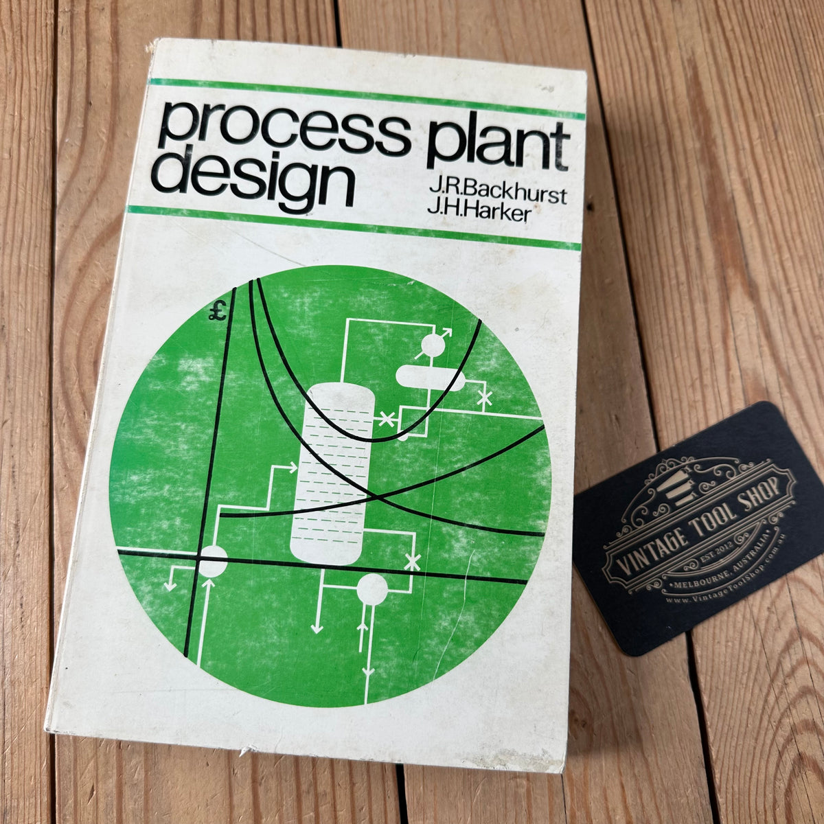 N2028 Vintage BOOK PROCESS PLANT DESIGN by J.R.Backhurst & J.H.Harker