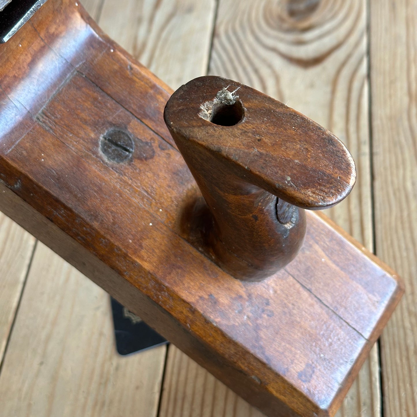 H2067 COOL! Antique 18” User Made RAZEE Wooden PLANE