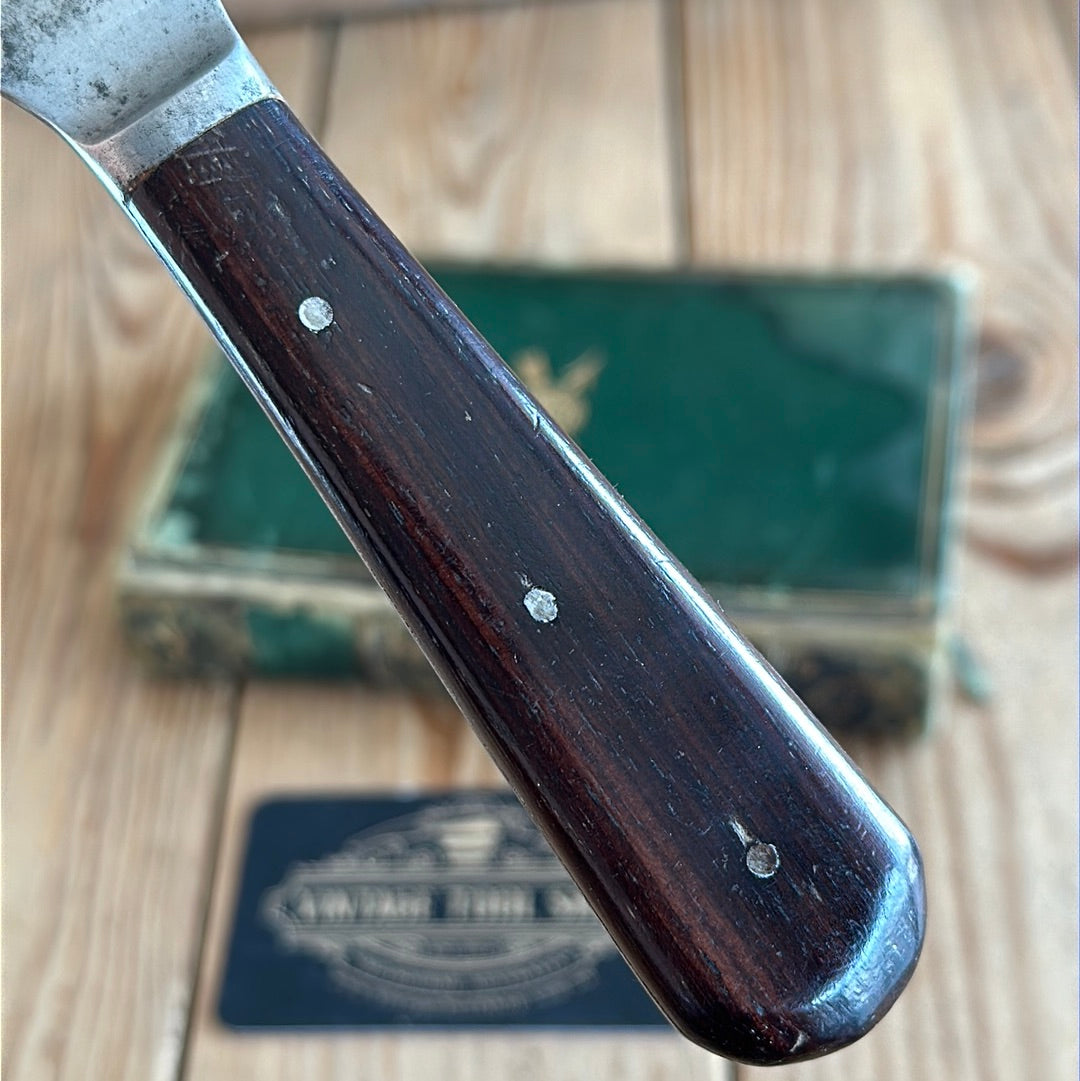 D1324 Vintage spring STEEL SPATULA Scraper with Rosewood handle