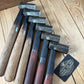 JMB Blacksmith made LARGE HAND FORGED 1045 steel DOG HEAD HAMMERS. Made by Jacob Marcus BONESAW