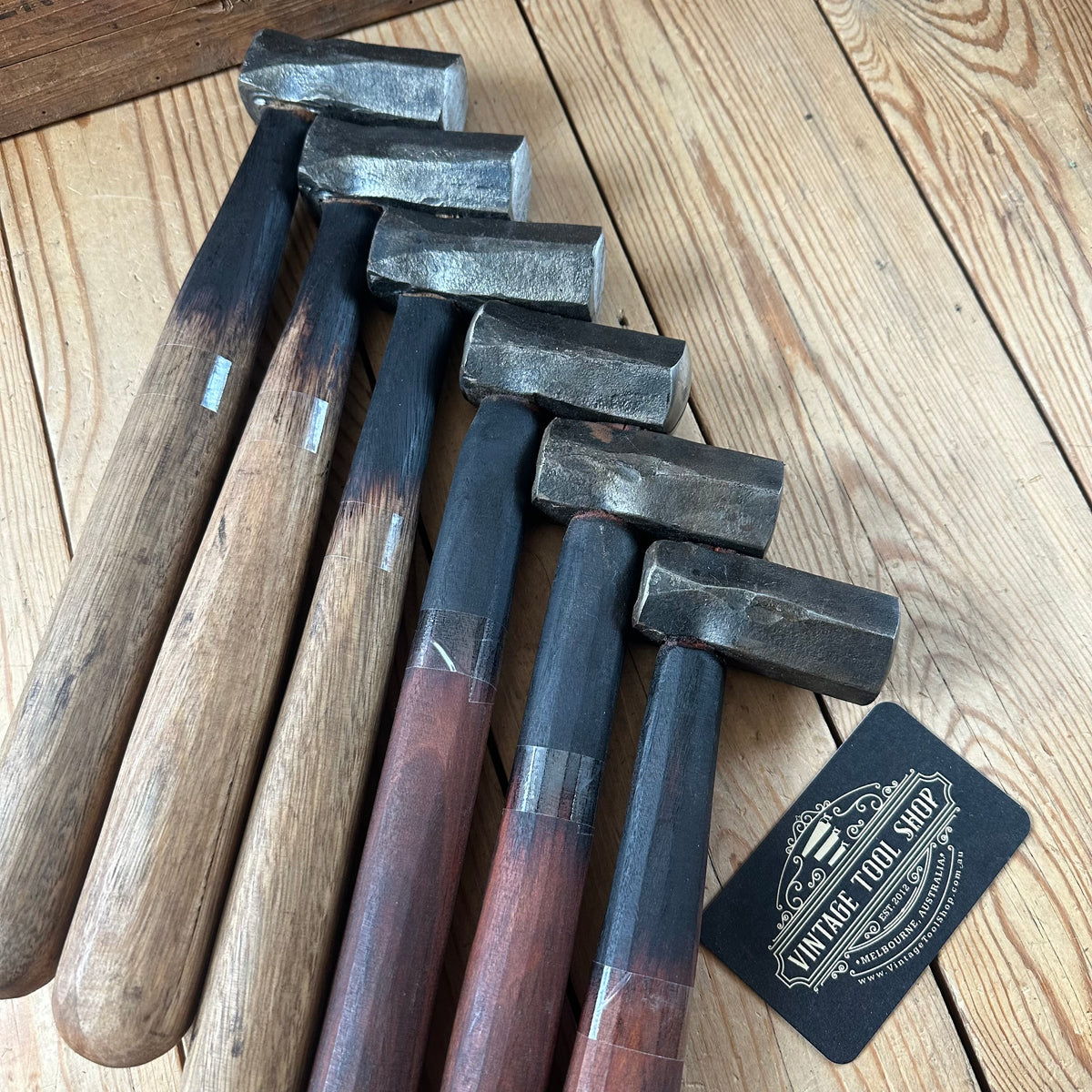 JMB Blacksmith made LARGE HAND FORGED 1045 steel DOG HEAD HAMMERS. Made by Jacob Marcus BONESAW