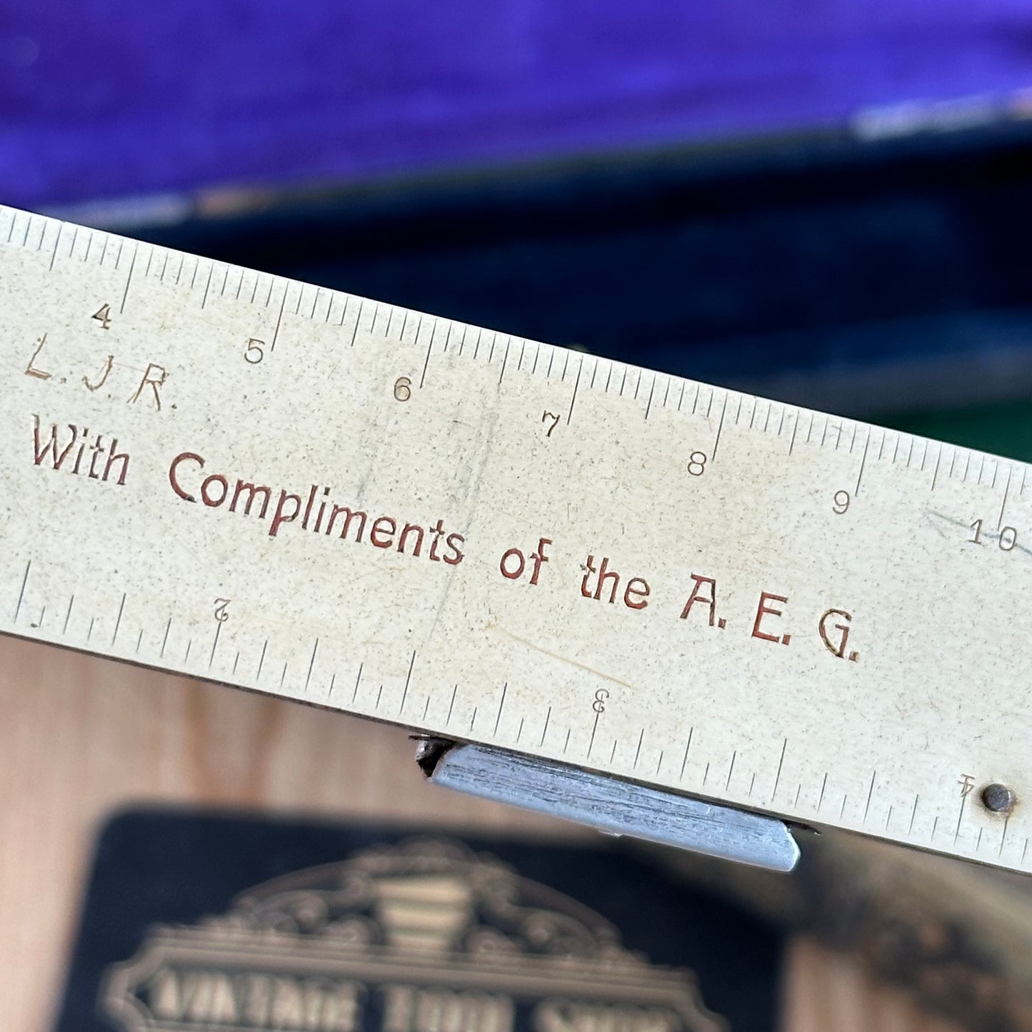 H1660 Vintage A.E.G. Berlin SLIDE RULER