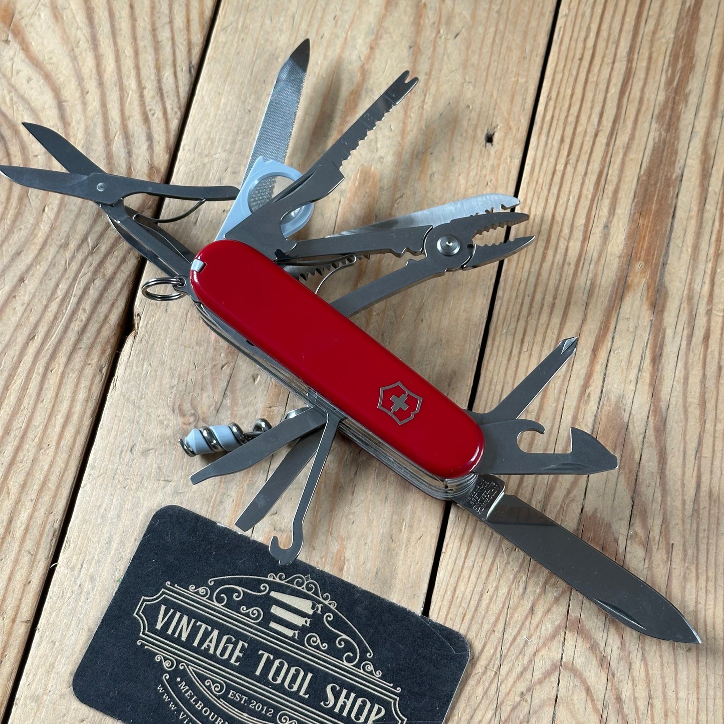 K46 ICONIC! Vintage Victorinox SWISS CHAMP 33 Tool SWISS ARMY KNIFE