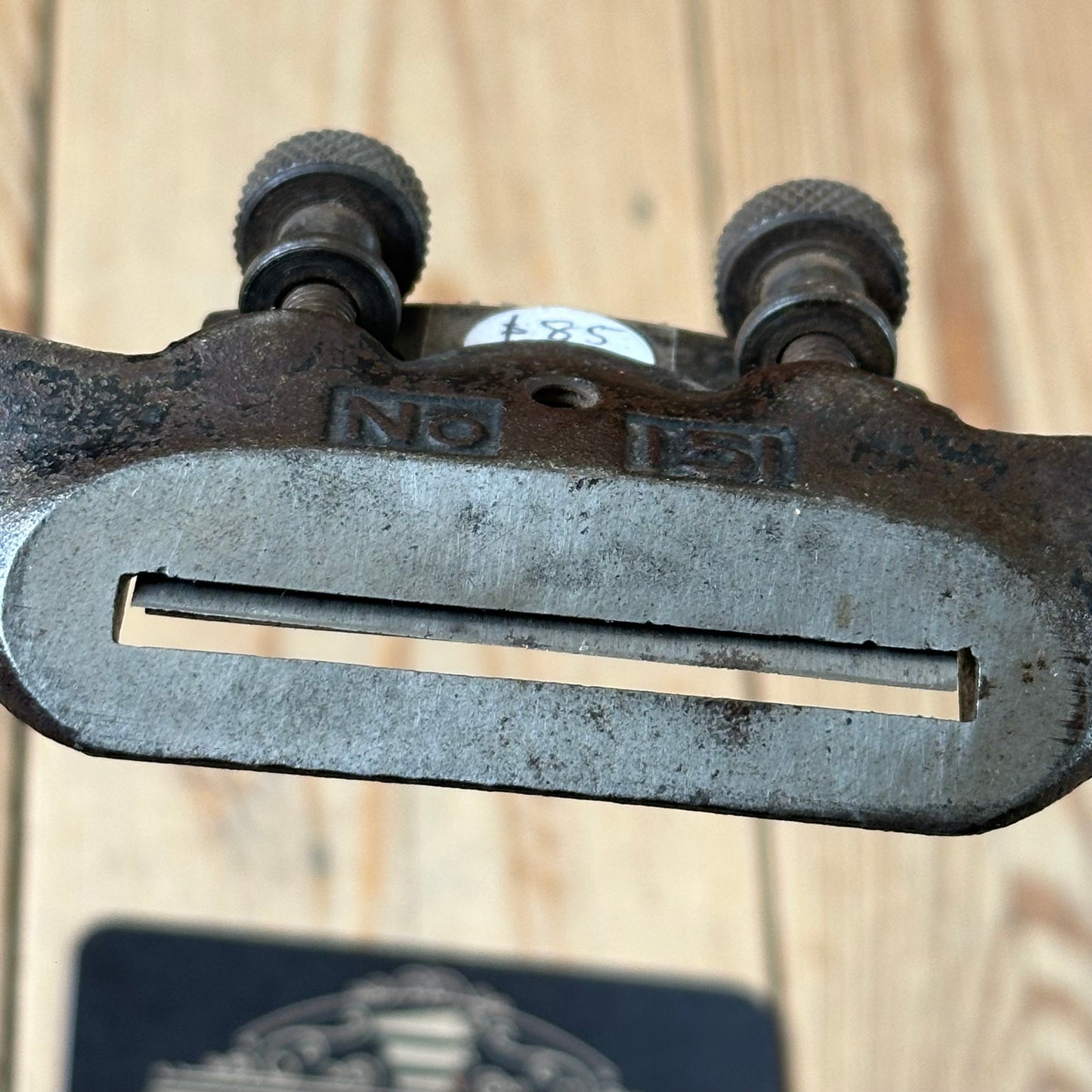 N1812 Vintage STANLEY England No.151 adjustable flat base SPOKESHAVE spoke shave