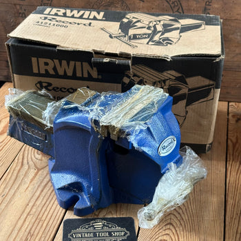 H2444 Vintage blue IRWIN RECORD VICE IOB
