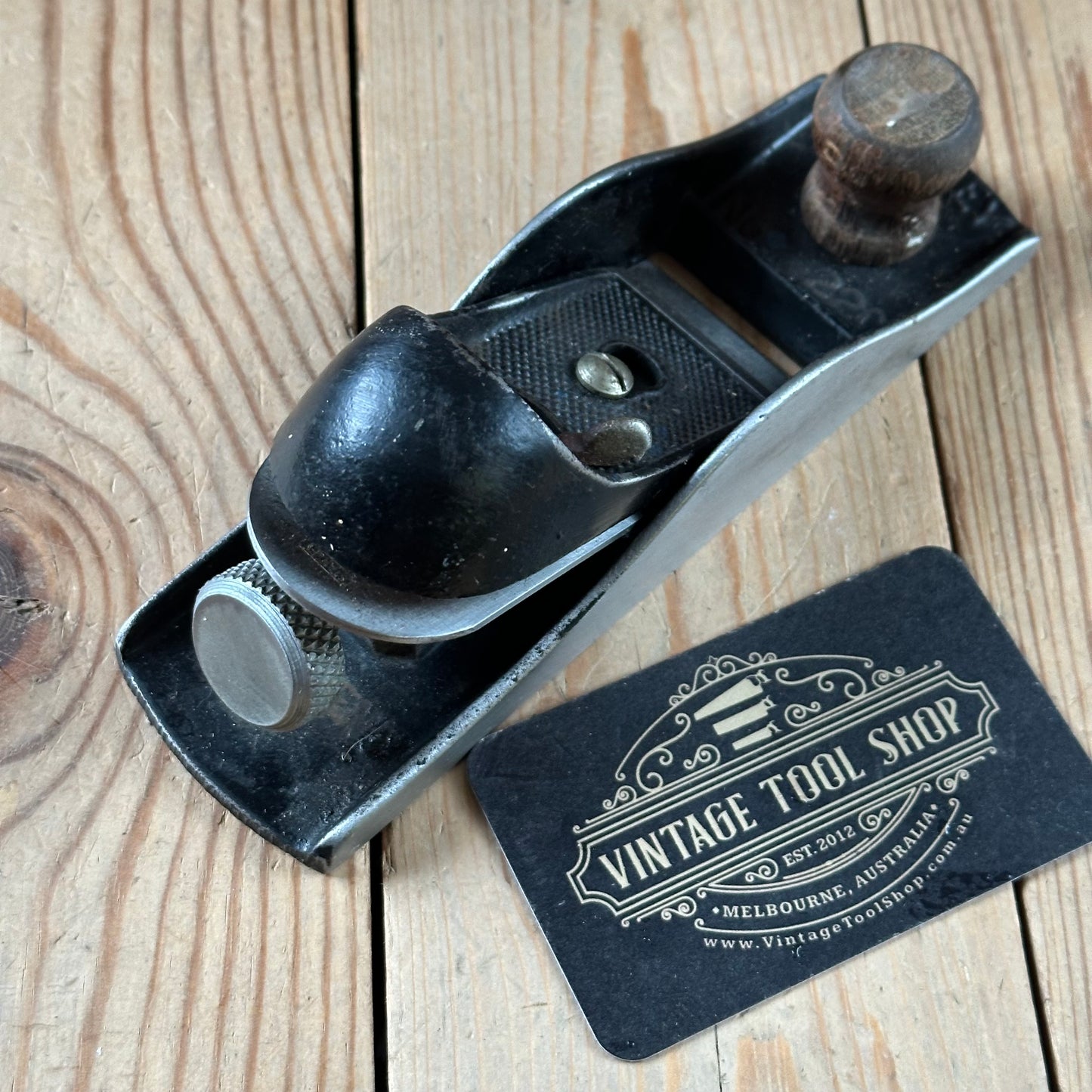 H2466 Vintage STANLEY England No.220 BLOCK PLANE