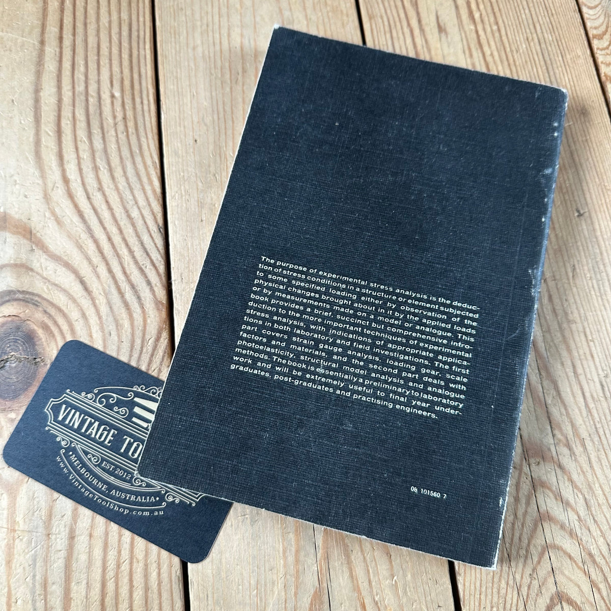 N2019 Vintage BOOK ELEMENTS of EXPERIMENTAL STRESS ANALYSIS by A.W.Hendry