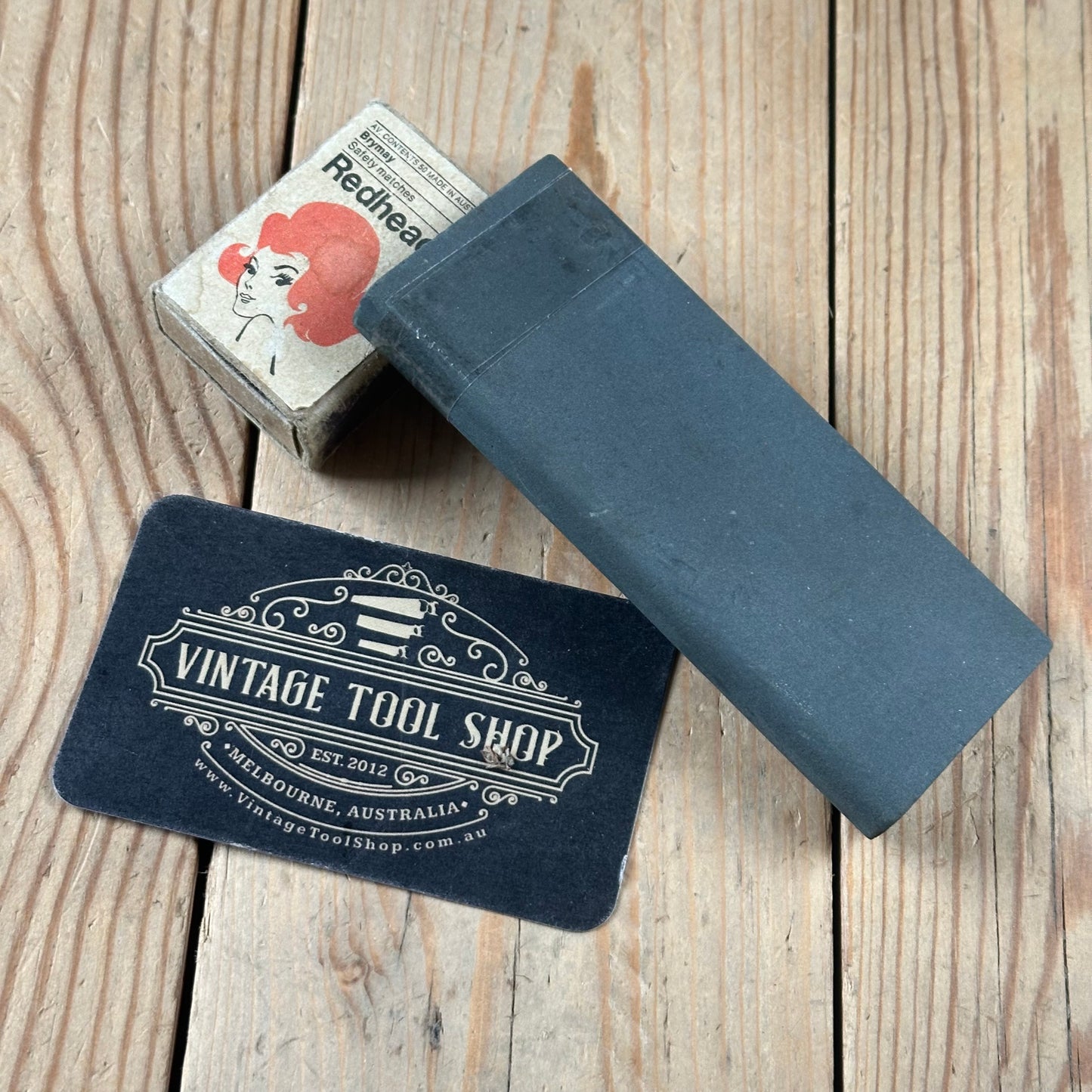 A394 Vintage FINE Carborundum SLIP STONE for gouges sharpening oilstone