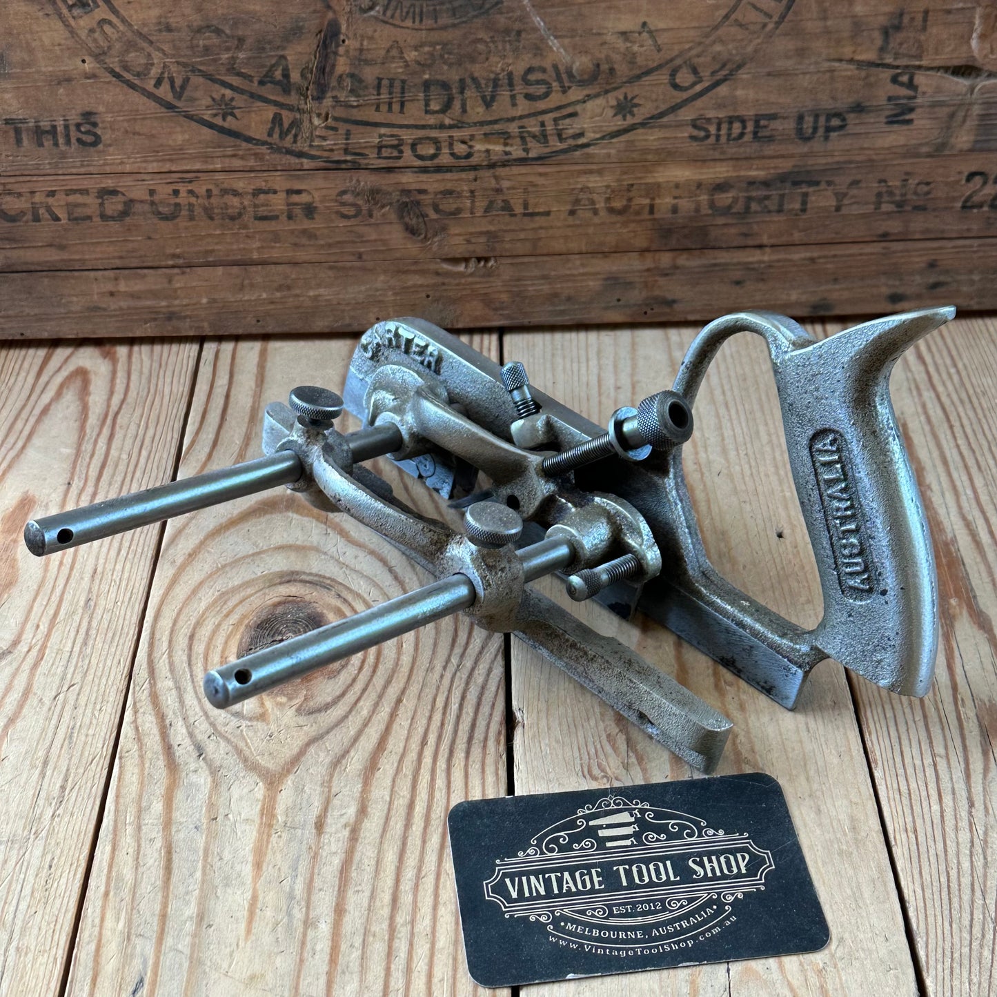 N1313 Vintage 1945-1955 CARTER Australia No:C54 plow & groover PLANE