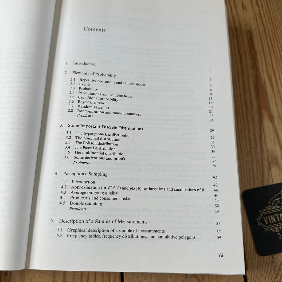 N2021 Vintage 1982 BOOK INTRODUCTORY ENGINEERING STATISTICS 3rd edition by I.Guttman, S.S.Wilks & J.Stuart Hunter