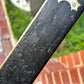 H2512 Vintage large fancy EBONY & brass 14” SQUARE
