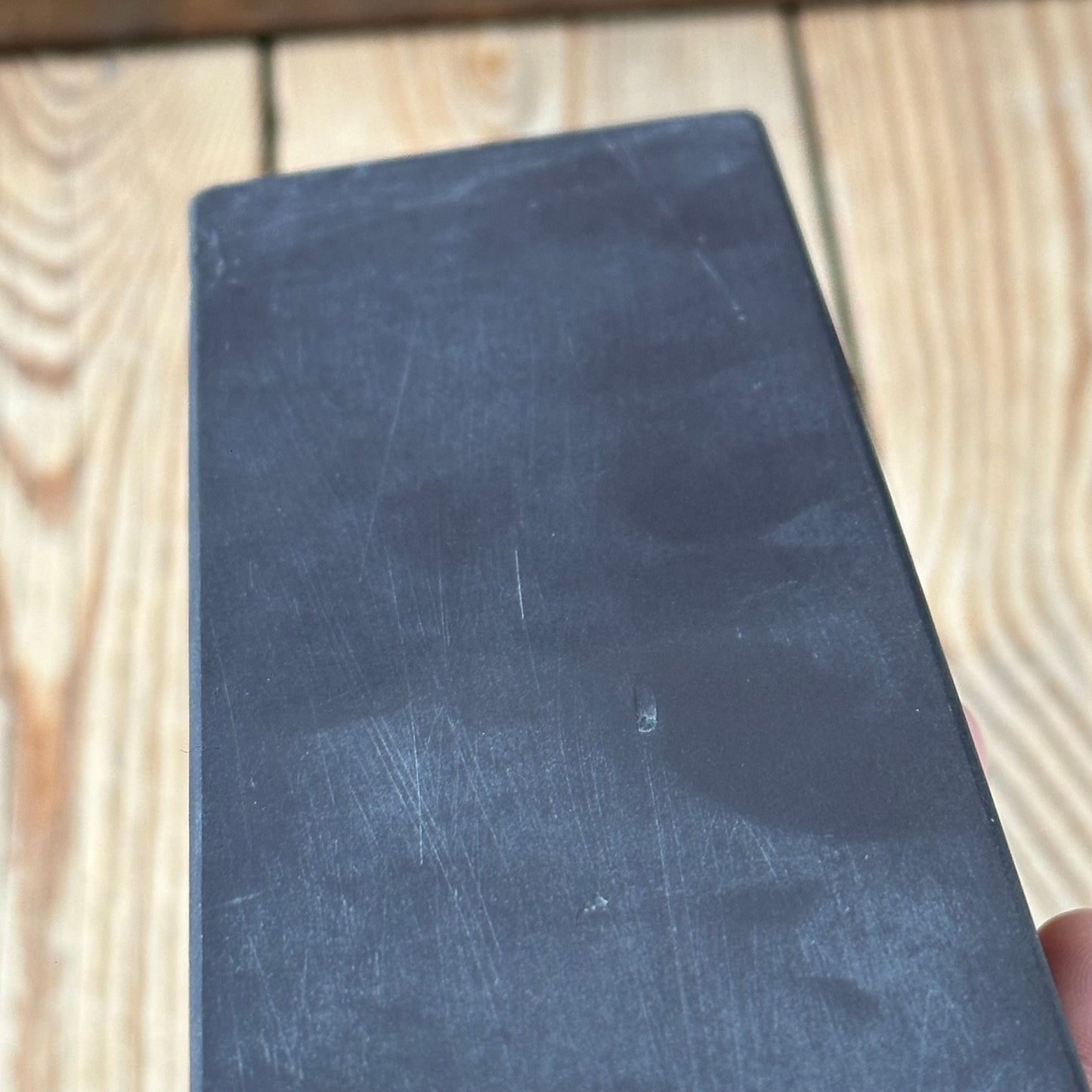 A382 MASSIVE! Vintage extra wide FRENCH LA LUNE natural sharpening water STONE