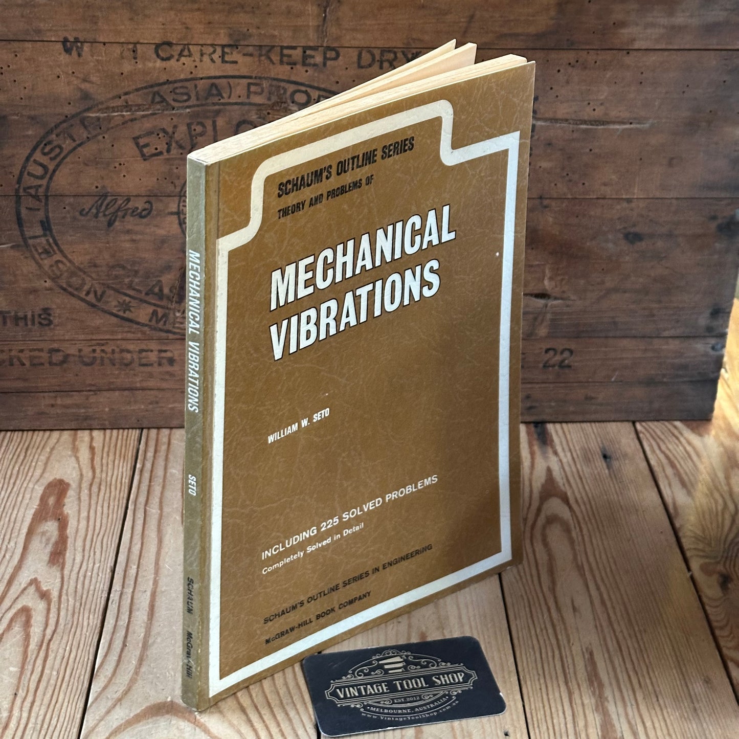 XBN92 Vintage 1964 BOOK SCHAUM'S Outline Series Theory and Problems of MECHANICAL VIBRATIONS by W.W.Seto
